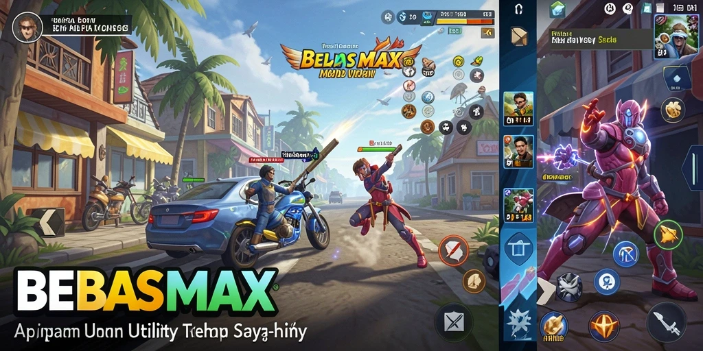 Tampilan antarmuka utama BEBASMAX yang memudahkan navigasi.