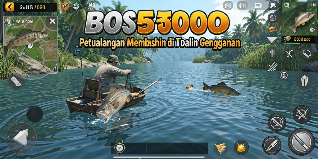Tangkapan ikan besar dalam gameplay yang menarik di BOS5000.