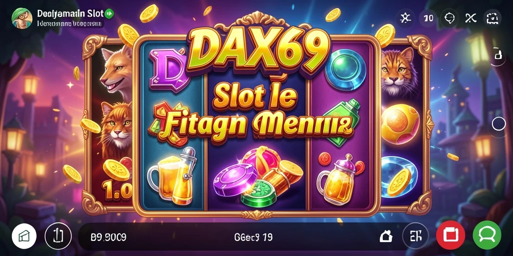 Tampilan gameplay menarik dari DAX69 dengan berbagai slot.