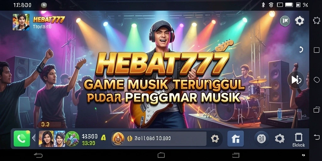 Tampilan menarik HEBAT777 saat dimainkan dengan alat musik.