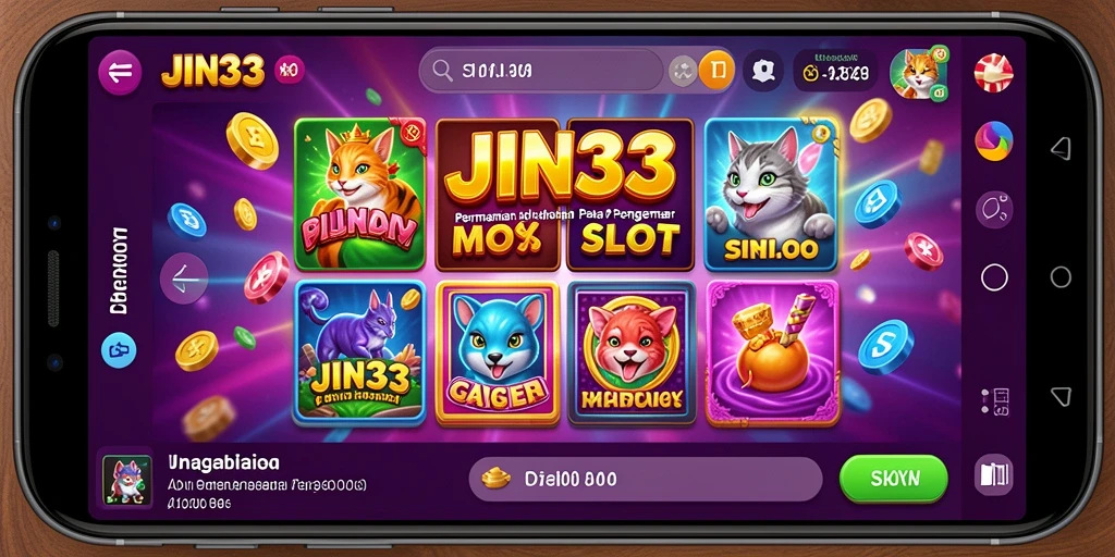Tampilan menarik dan gameplay mendebarkan dalam JIN33!