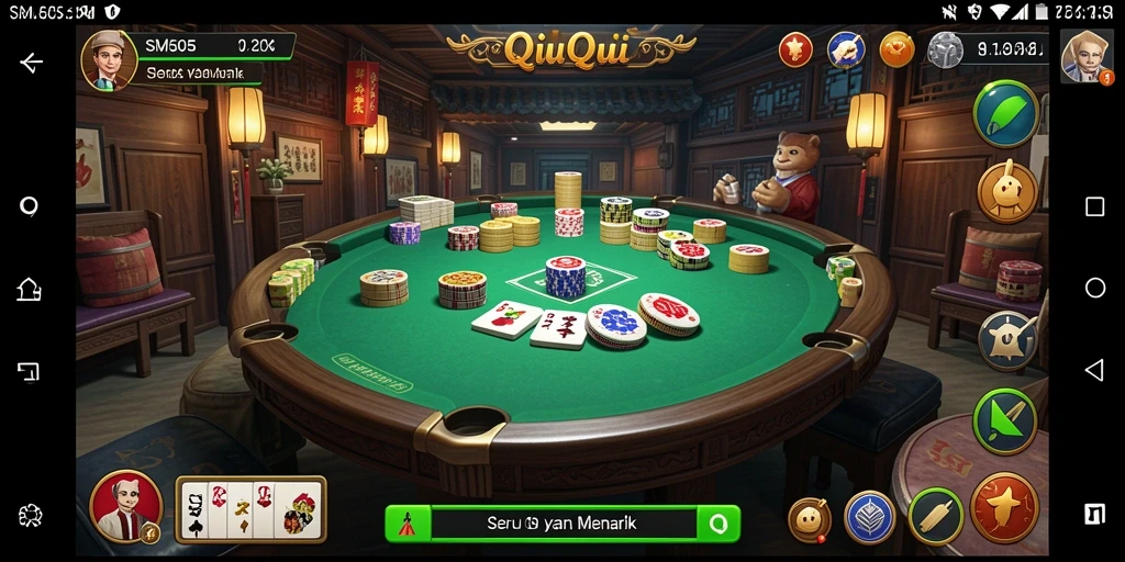Gameplay QiuQiu yang memikat dan seru di SM605.